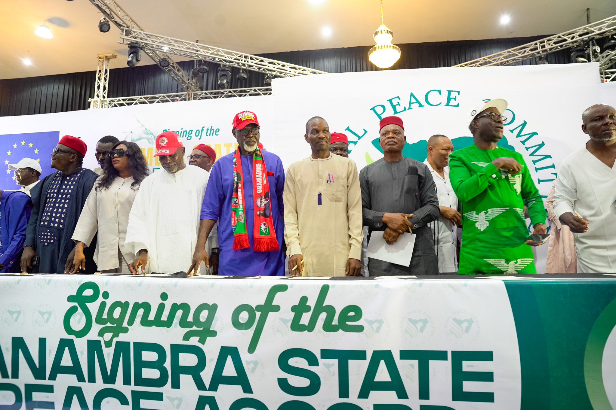 Anambra Governorship Candidates Sign Peace Accord Ahead of 2025 Election