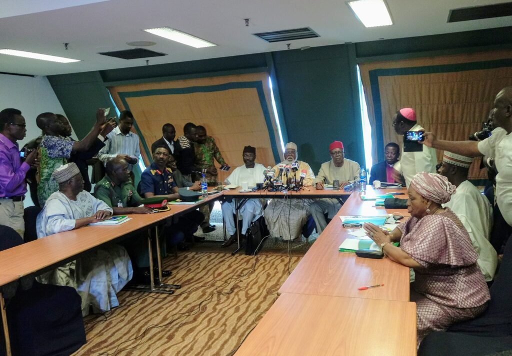 NPC in Closed door meeting with INEC and Service Chiefs